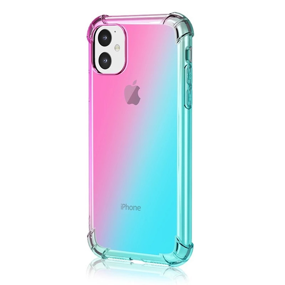 iPhone 11/Pro/Pro Max Pink Turquoise Blue case - Picture 7 of 7